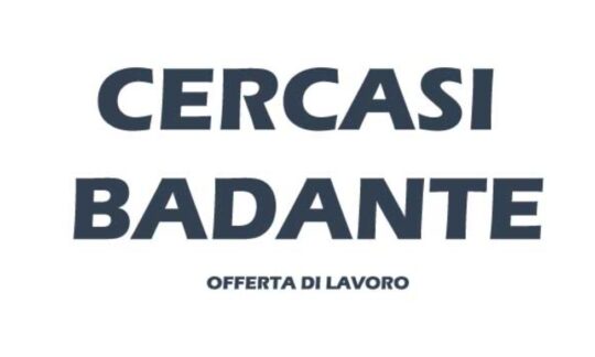 Cerco badante convivente provincia Massa